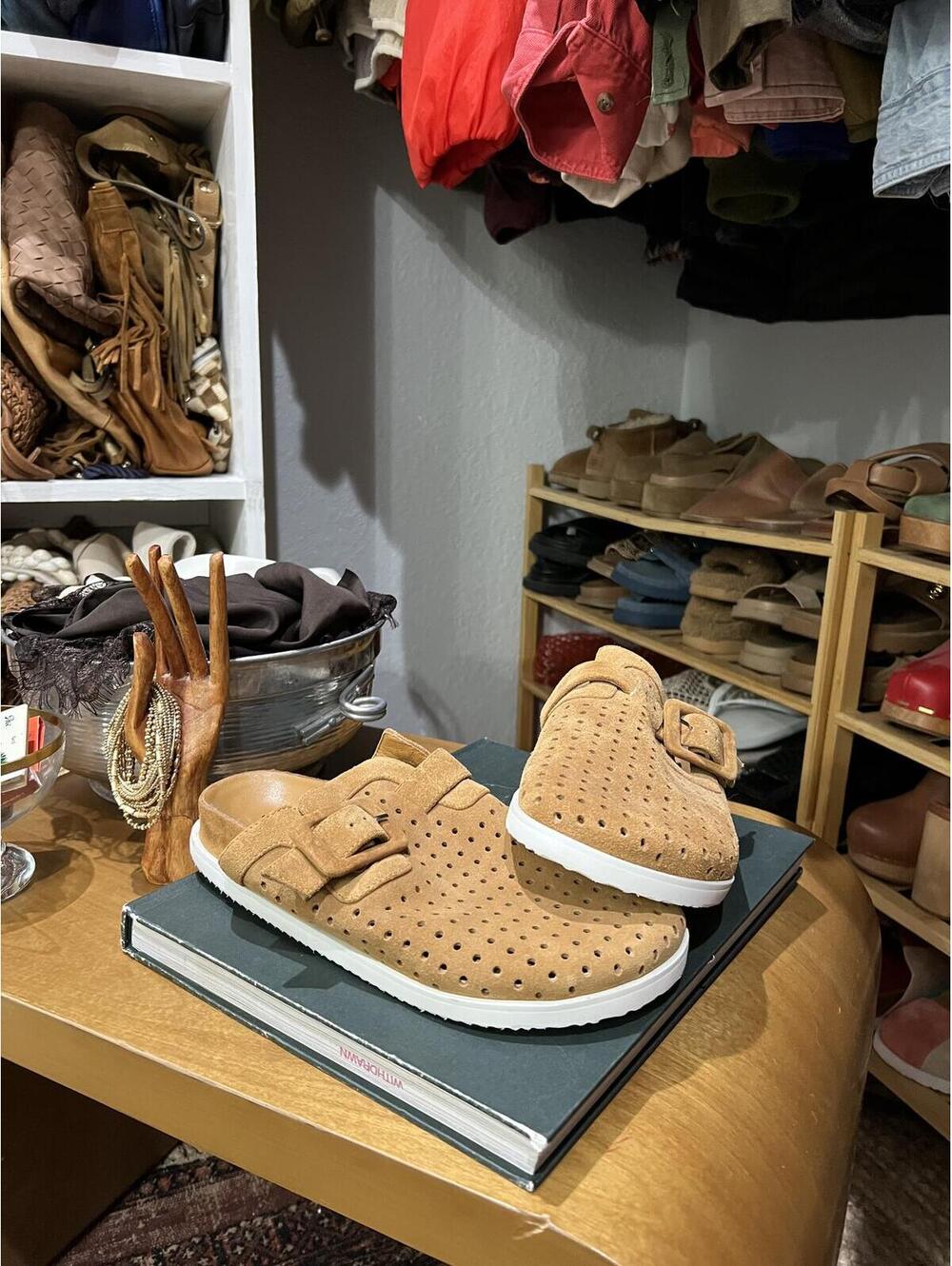 Charlotte Stone Porter Clogs NWOT